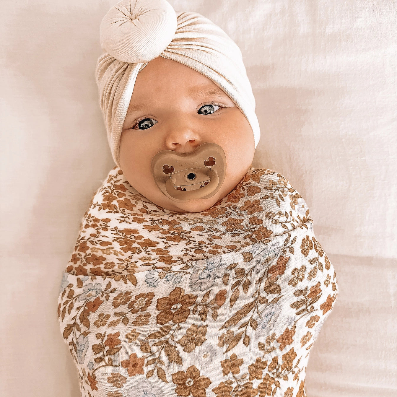 Fox & Fallow Broderie Organic Muslin Wrap Swaddle