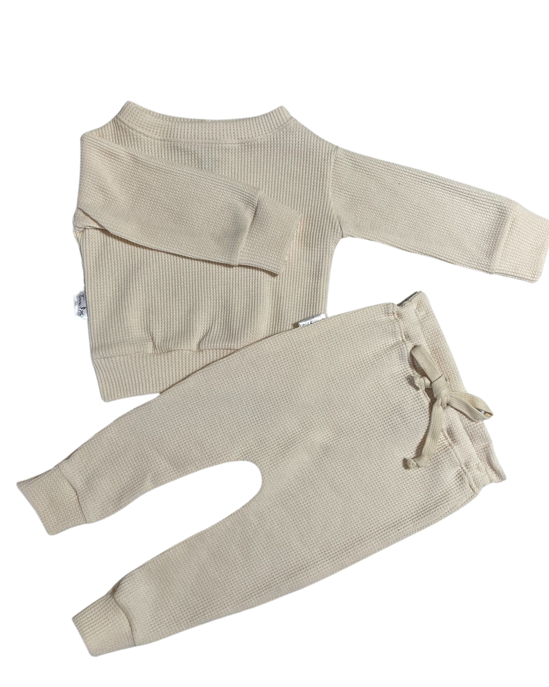 Tommy Max Waffle Set - Cream