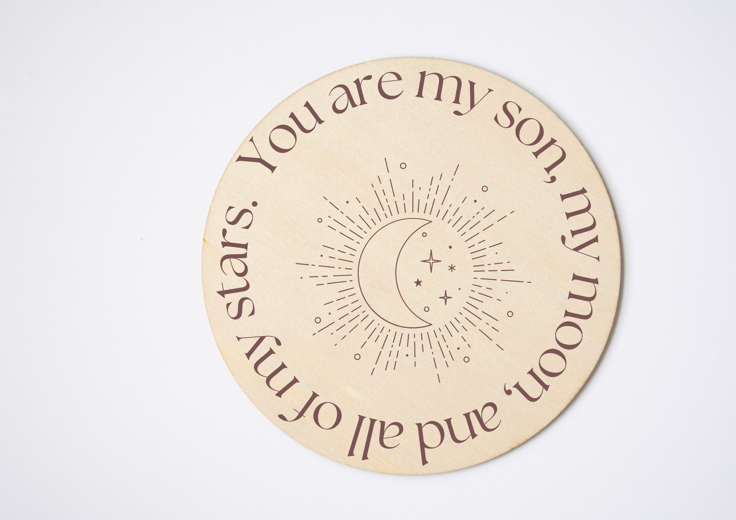 Son, Moon & Stars Plaque