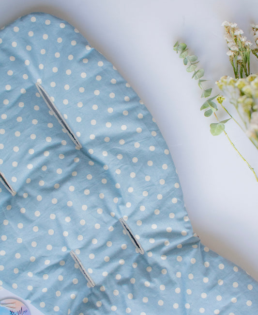 Tommy Max Reversible Pram Liner - Polka Dot/Aussie Animals