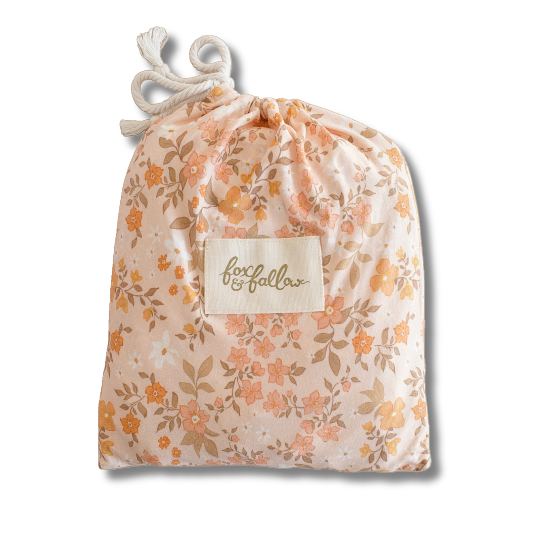 Sweet Pea Organic Fitted Cot Sheet